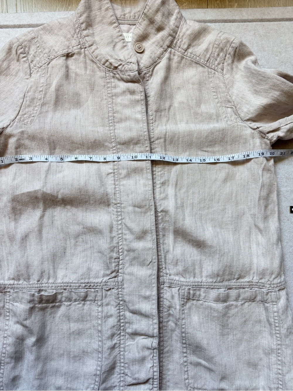 Poetry 100% Linen Utility Jacket Size US 8 - Picture 9 of 10